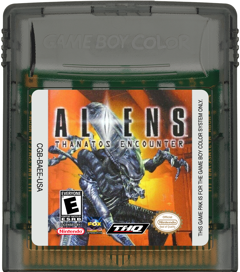 Aliens - Thanatos Encounter Cartridge Label