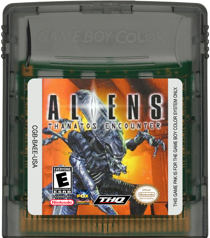 Aliens - Thanatos Encounter Cartridge Label