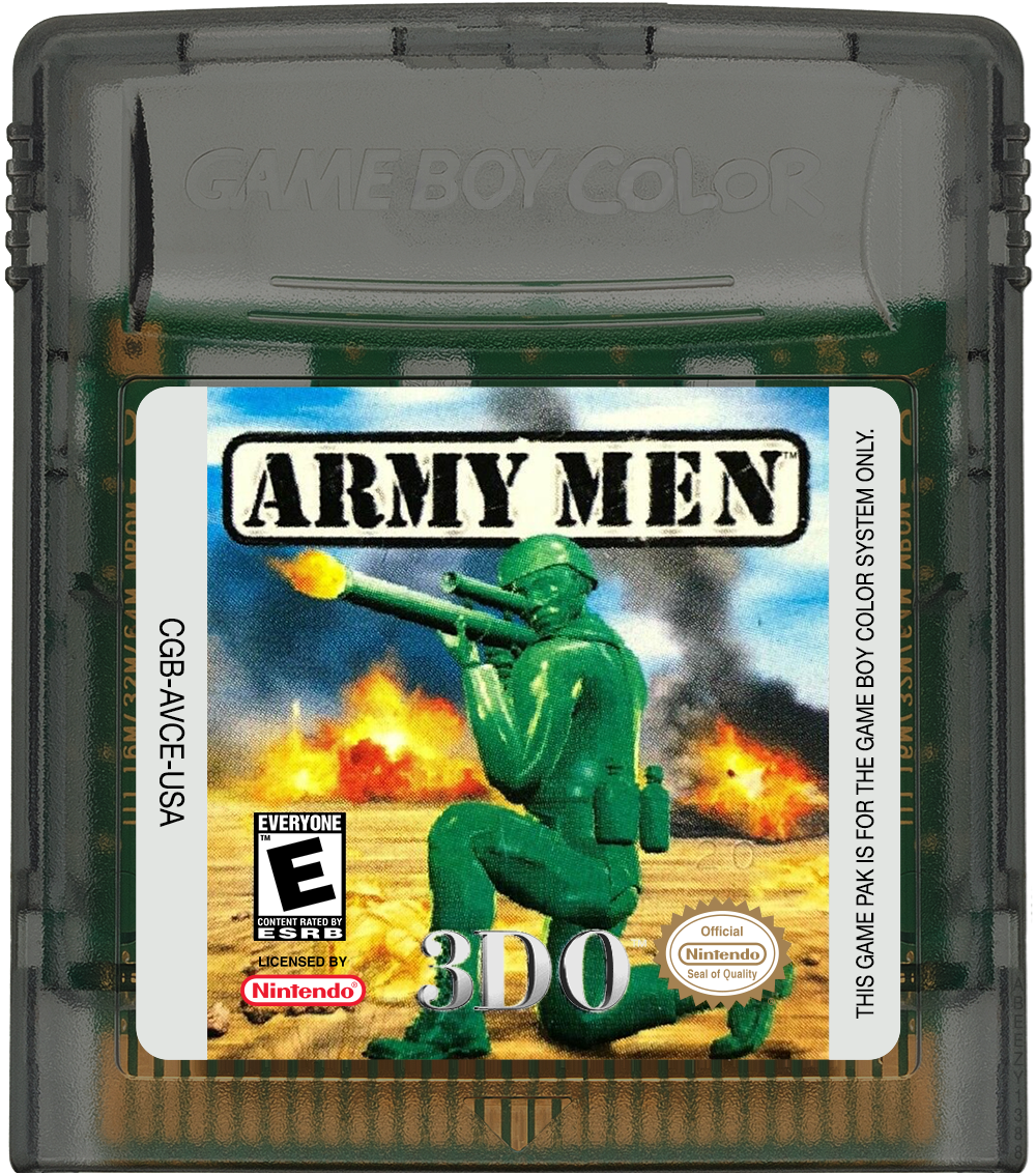 Army Men Cartridge Label