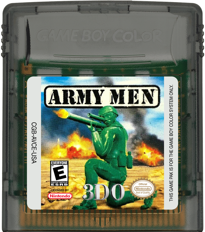 Army Men Cartridge Label