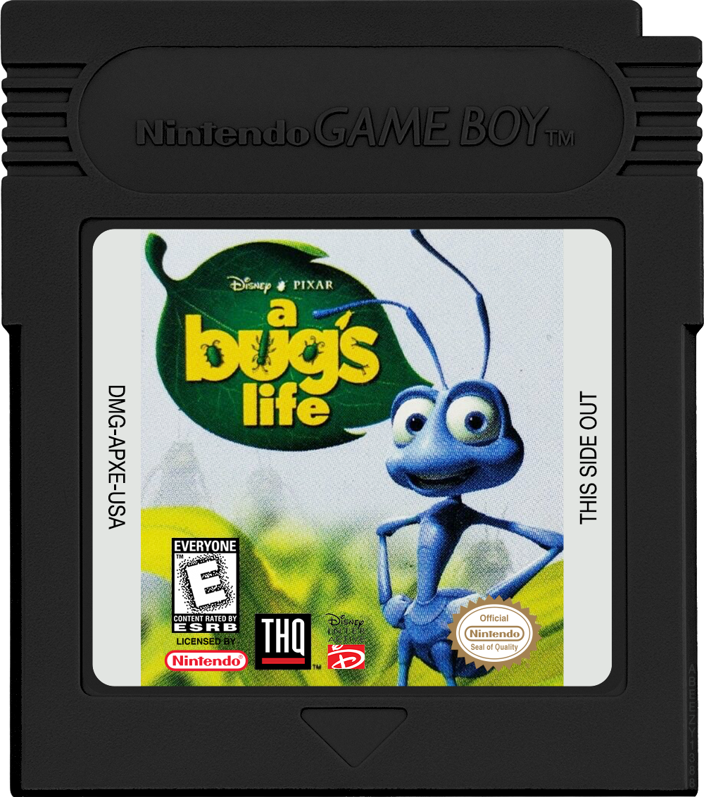Bug's Life, A Cartridge Label