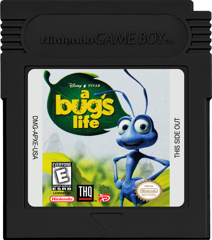 Bug's Life, A Cartridge Label