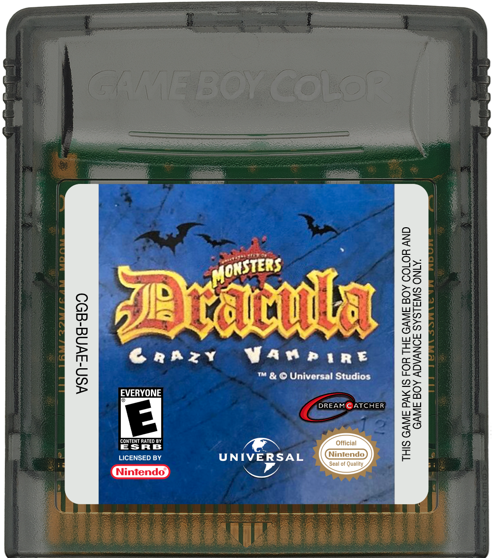 Dracula - Crazy Vampire Cartridge Label