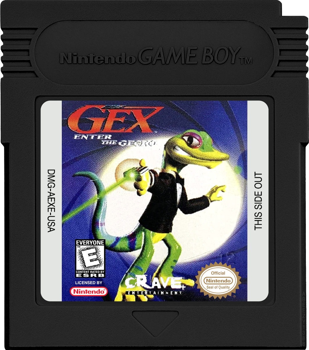Gex - Enter the Gecko Cartridge Label