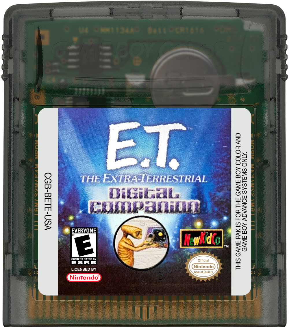 E.T. - The Extra-Terrestrial - Digital Companion Cartridge Label