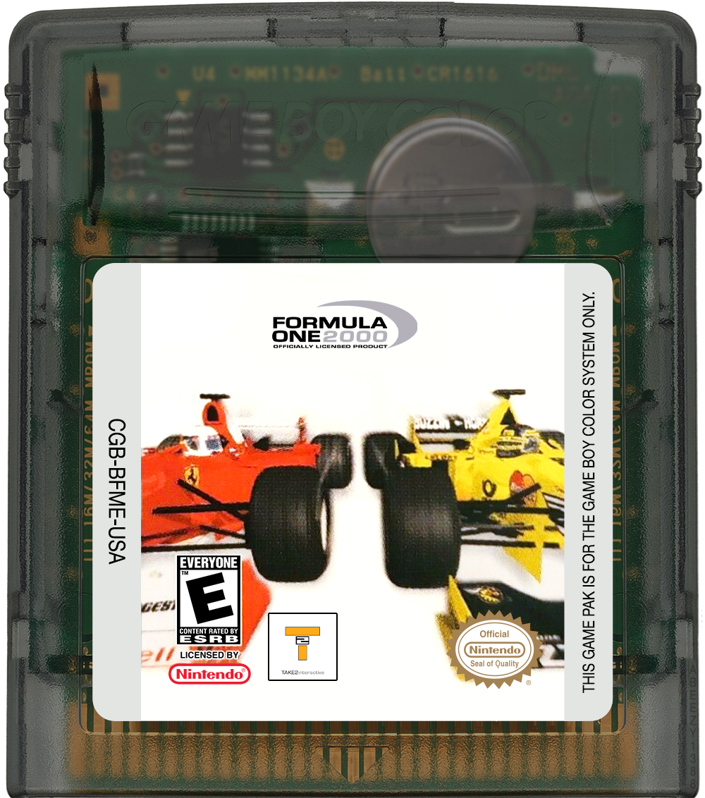 Formula One 2000 Cartridge Label