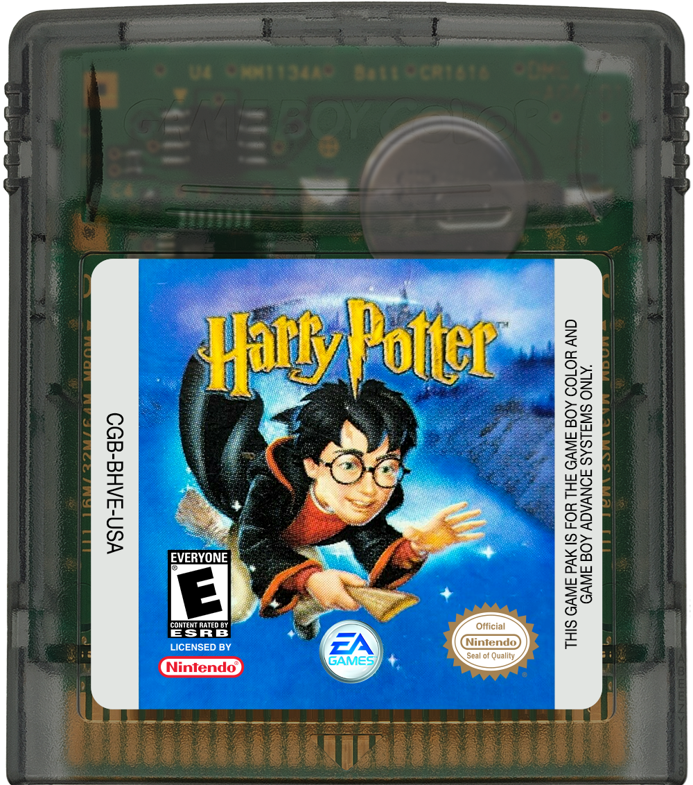 Harry Potter and the Sorcerer's Stone Cartridge Label