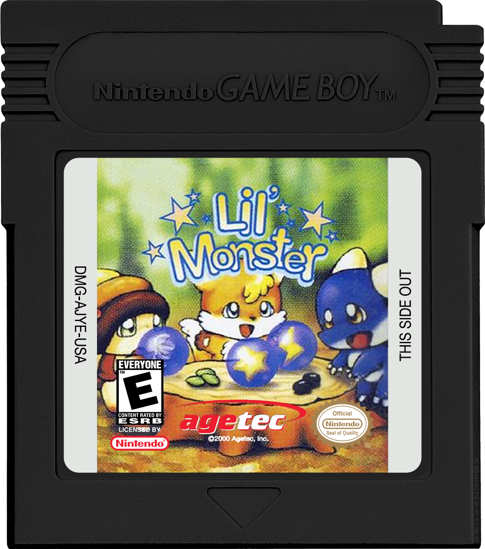 Lil' Monster Cartridge Label