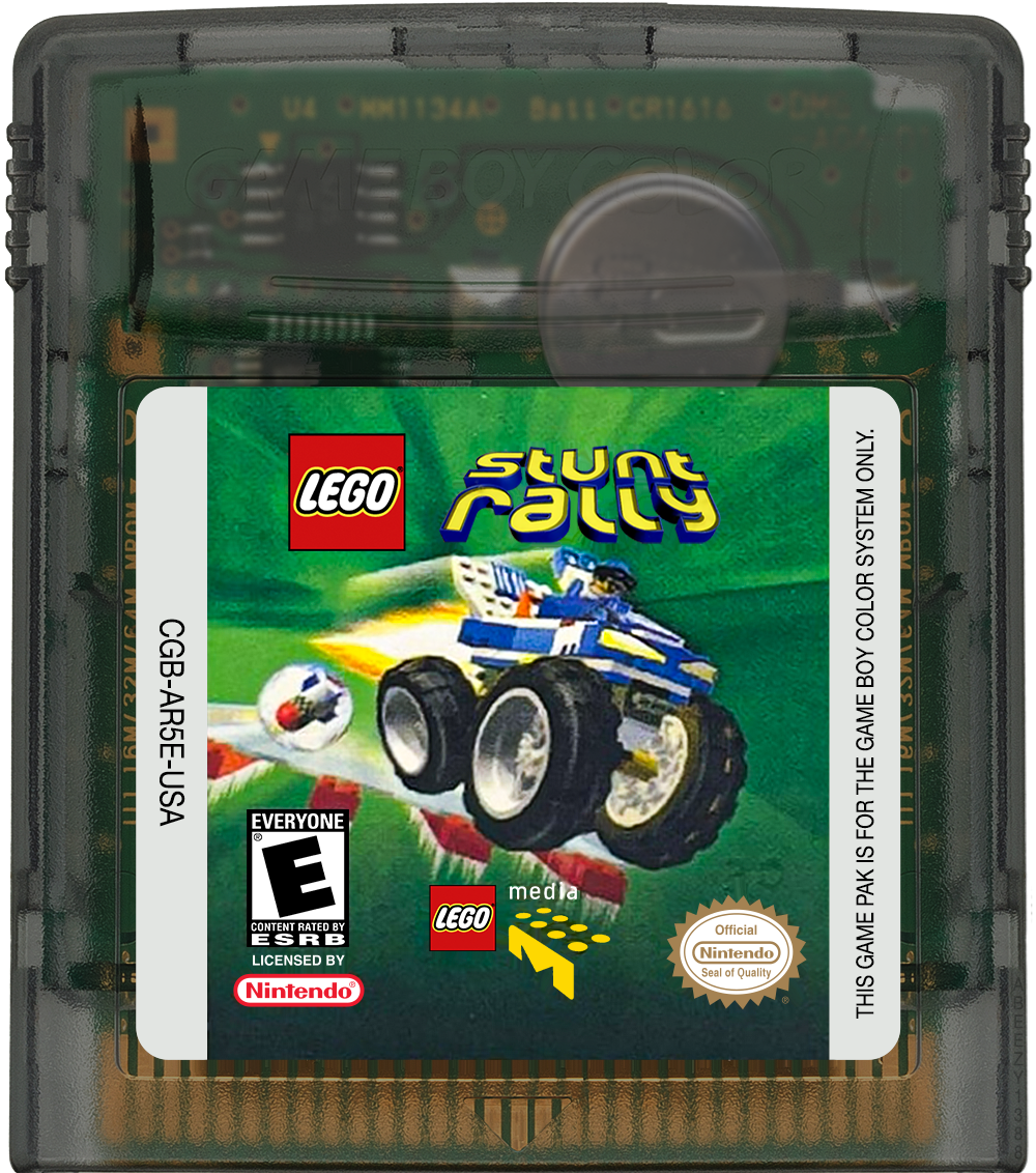LEGO Stunt Rally Cartridge Label