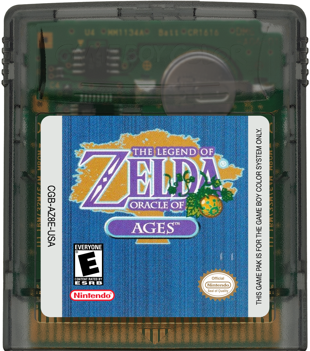 Legend of Zelda, The - Oracle of Ages Cartridge Label
