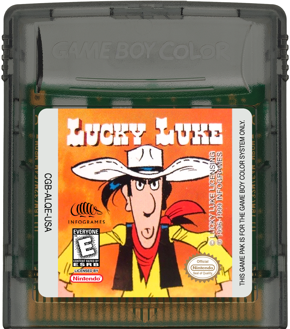 Lucky Luke Cartridge Label