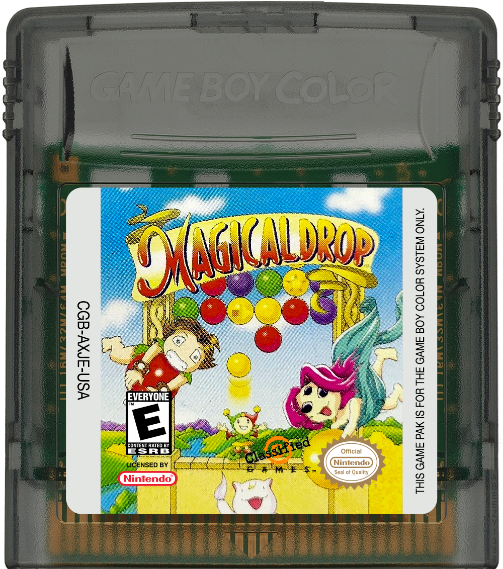 Magical Drop Cartridge Label