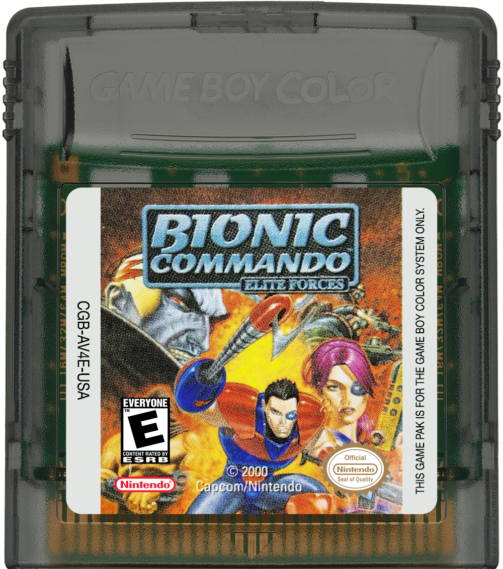 Bionic Commando - Elite Forces Cartridge Label