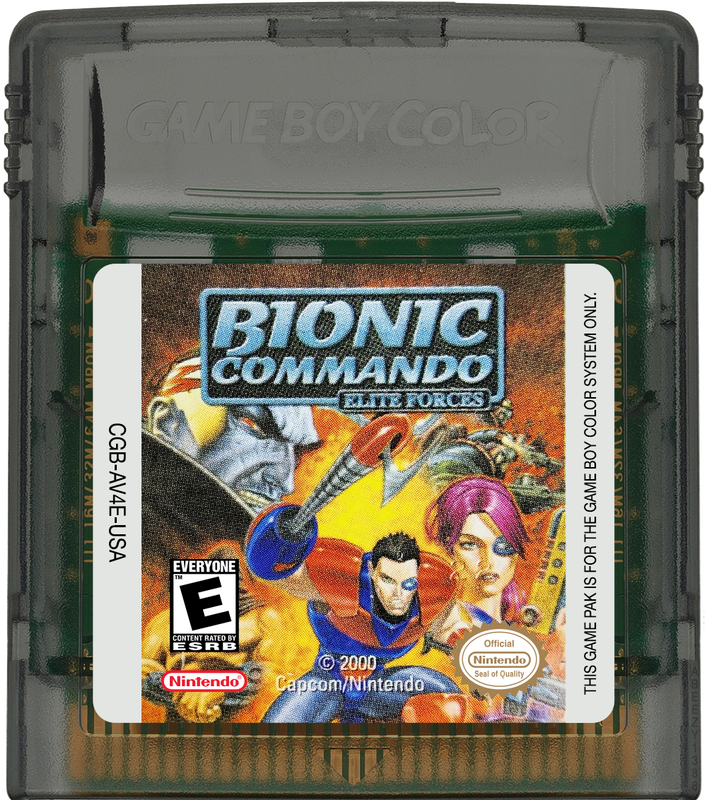 Bionic Commando - Elite Forces Cartridge Label