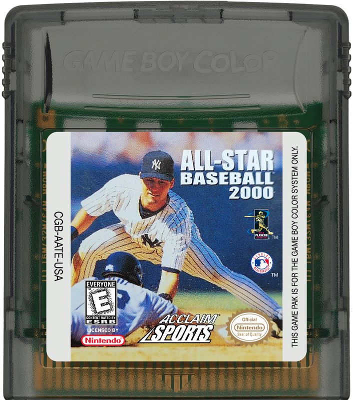 All-Star Baseball 2000 Cartridge Label