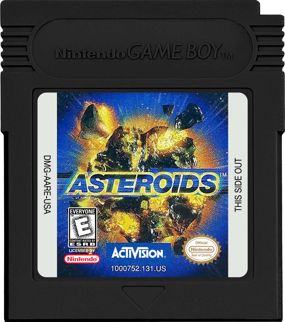 Asteroids Cartridge Label