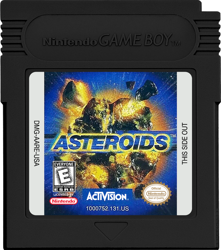 Asteroids Cartridge Label
