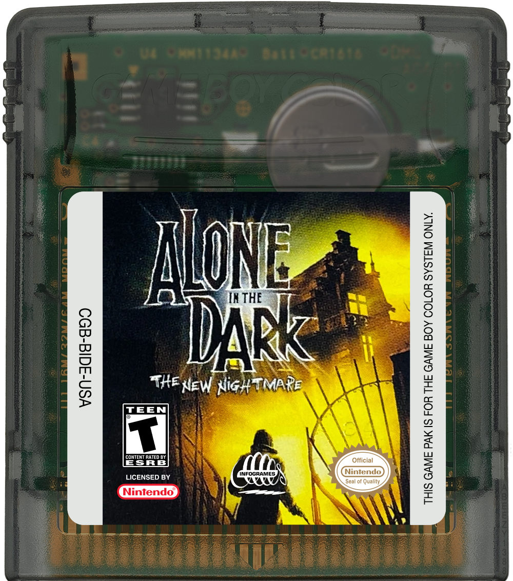 Alone in the Dark - The New Nightmare Cartridge Label
