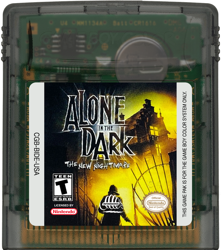 Alone in the Dark - The New Nightmare Cartridge Label