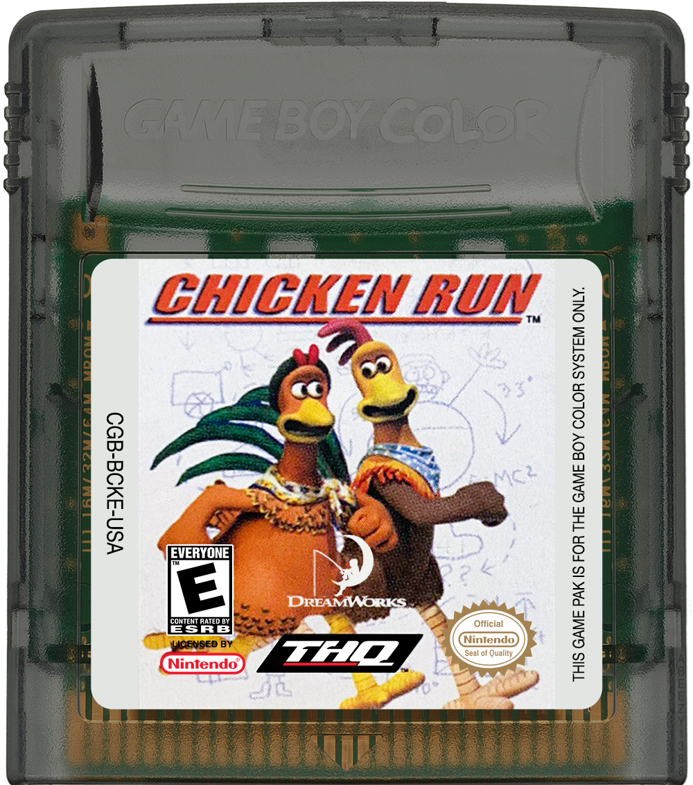 Chicken Run Cartridge Label