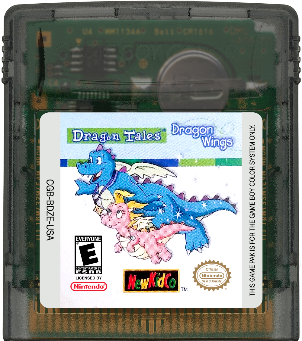Dragon Tales - Dragon Wings Cartridge Label