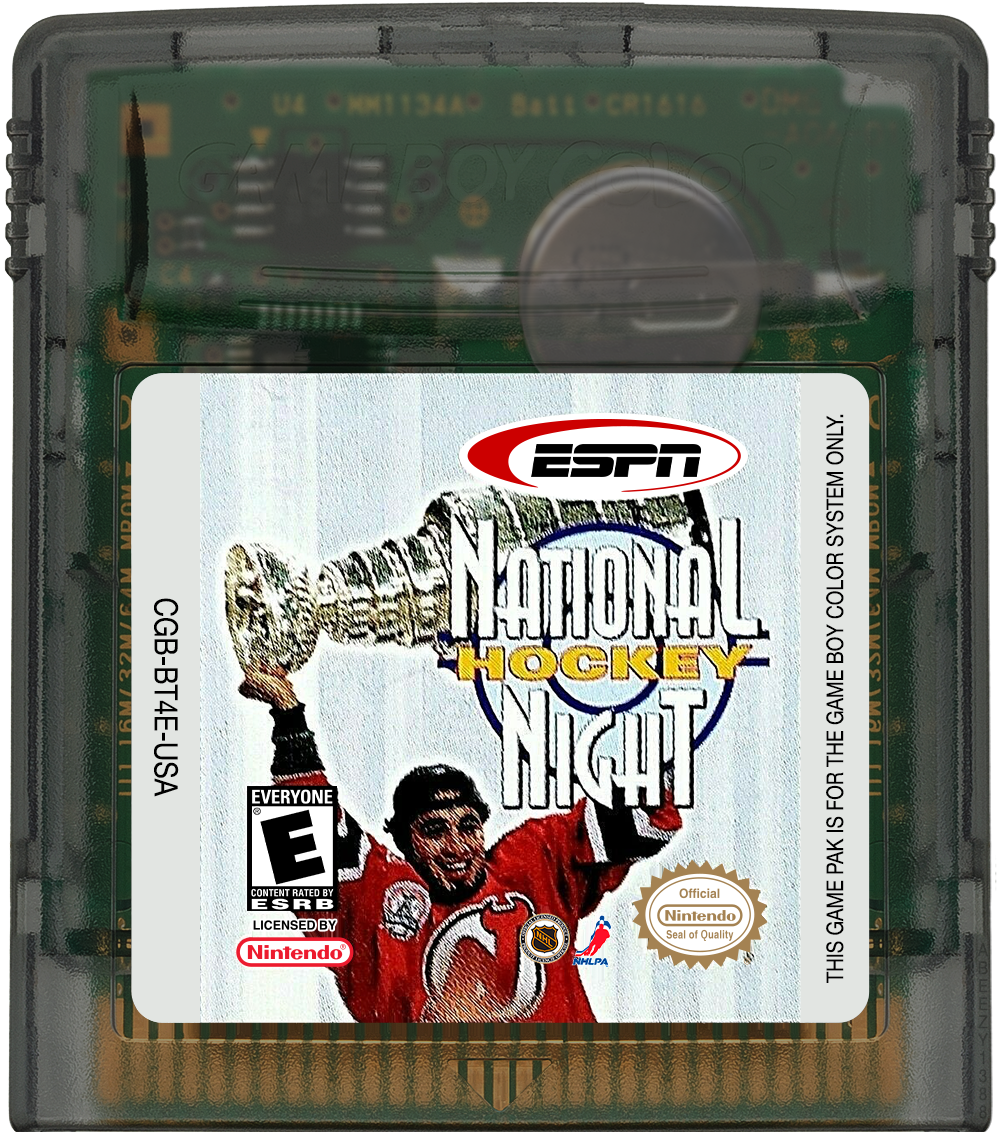 ESPN National Hockey Night Cartridge Label