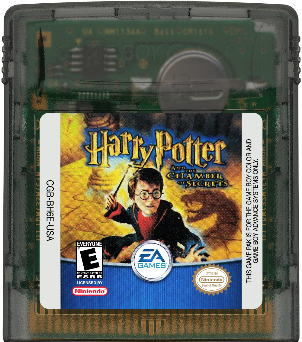 Harry Potter and the Chamber of Secrets Cartridge Label