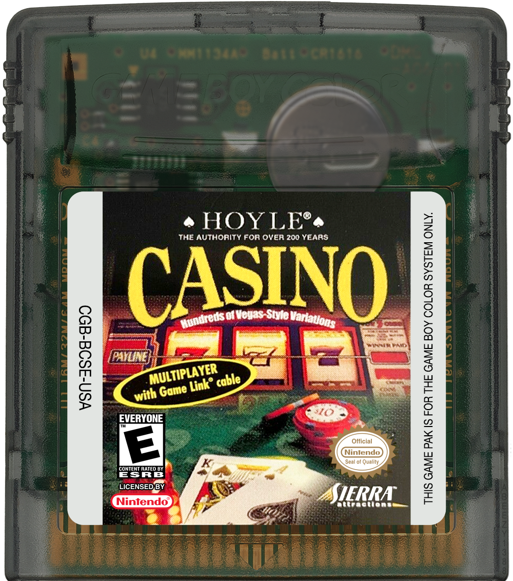 Hoyle Casino Cartridge Label