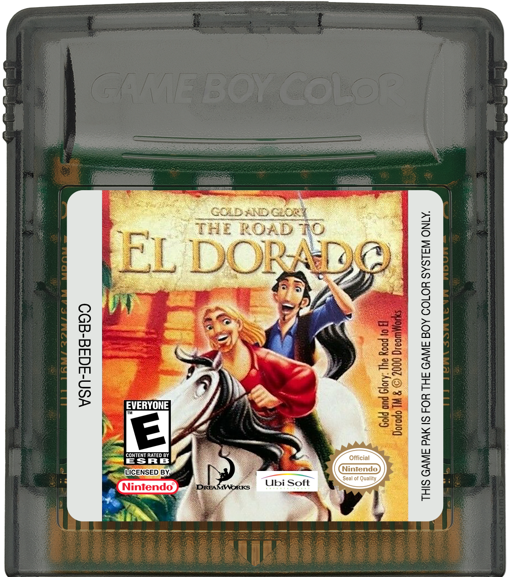Gold and Glory - The Road to El Dorado Cartridge Label