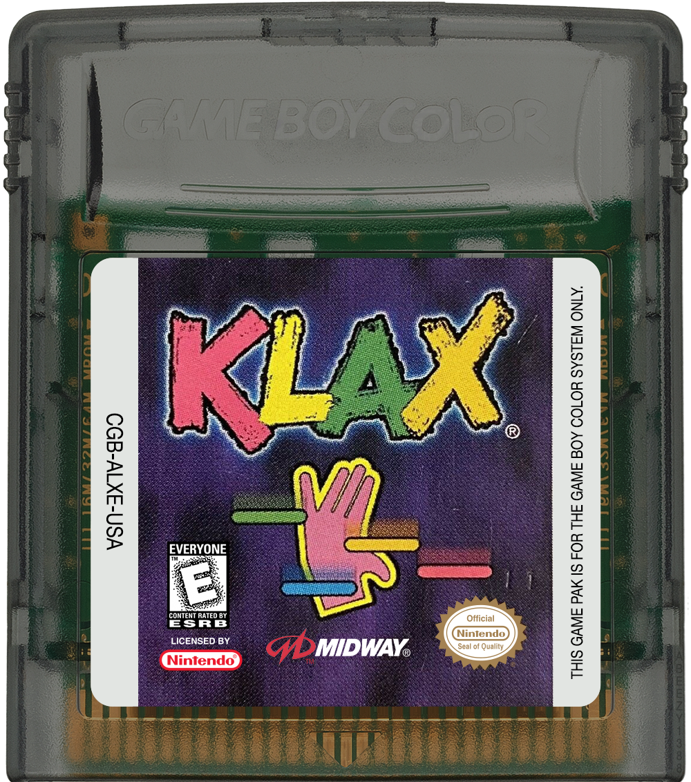 Klax Cartridge Label