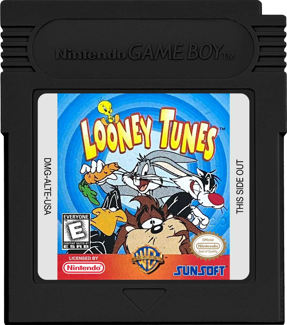 Looney Tunes Cartridge Label
