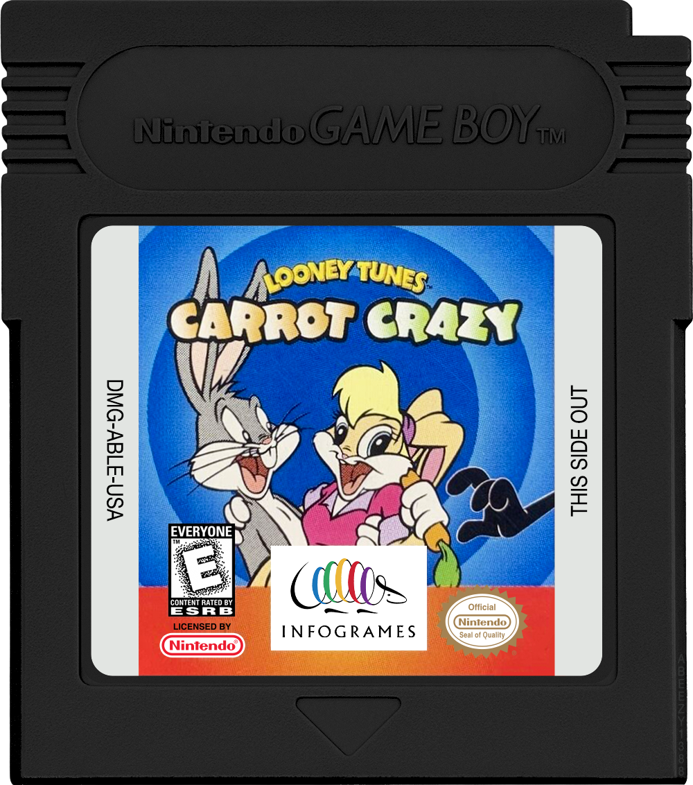Looney Tunes - Carrot Crazy Cartridge Label