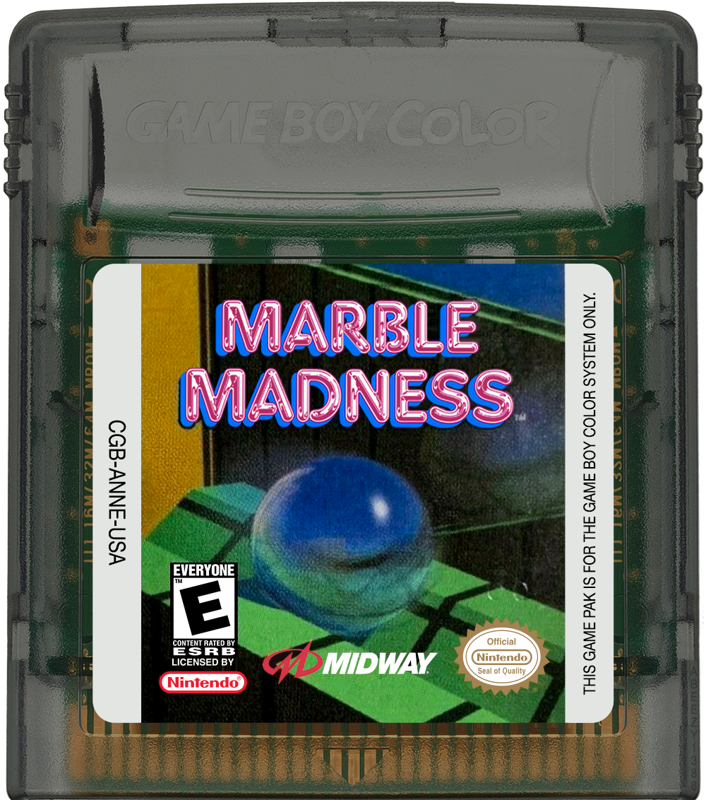 Marble Madness Cartridge Label