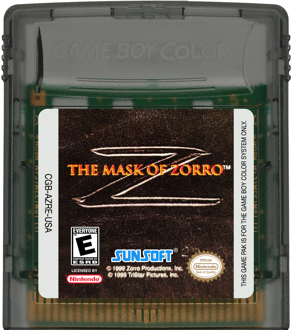 Mask of Zorro, The Cartridge Label