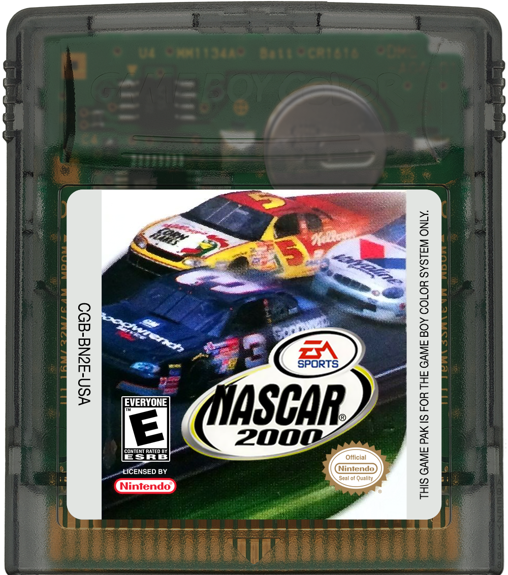 NASCAR 2000 Cartridge Label