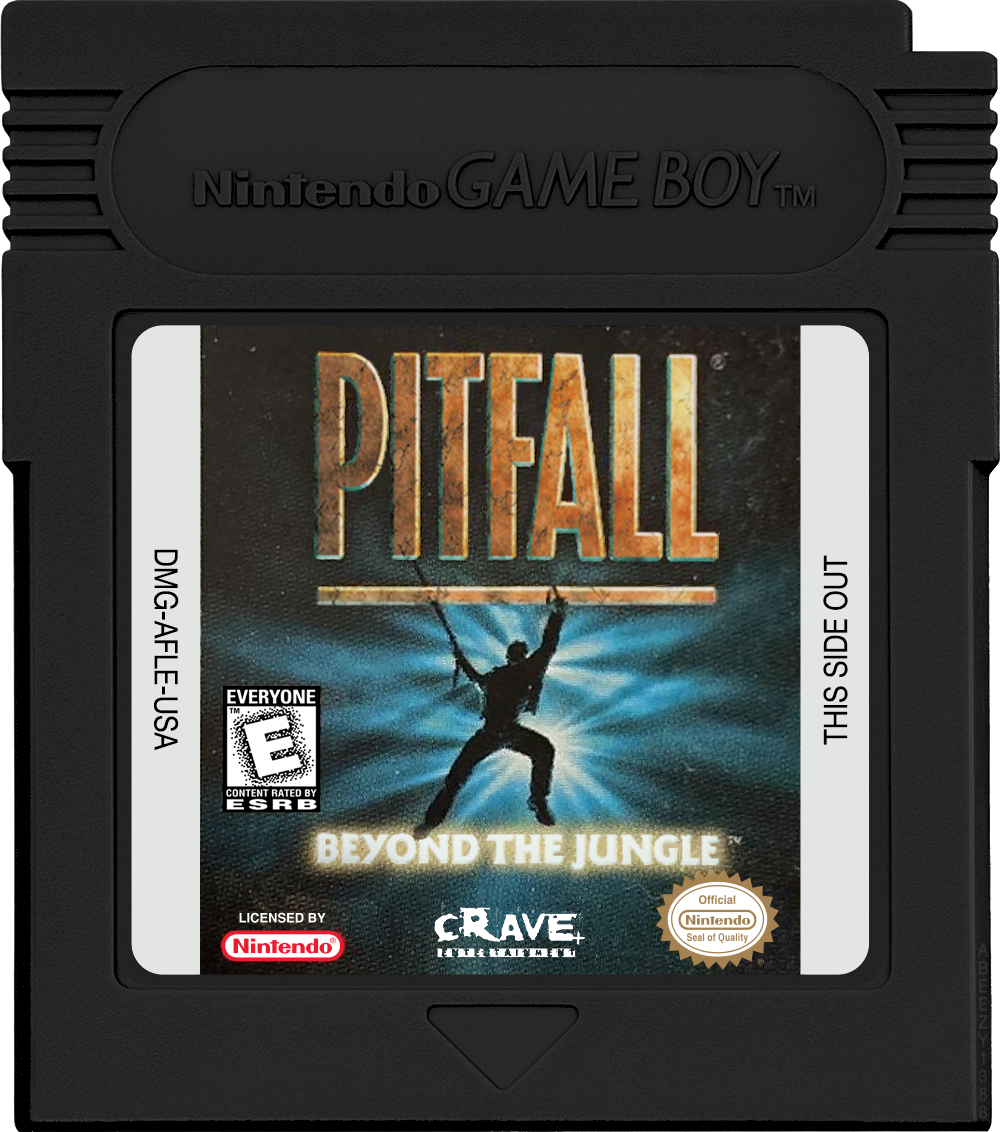 Pitfall - Beyond the Jungle Cartridge Label