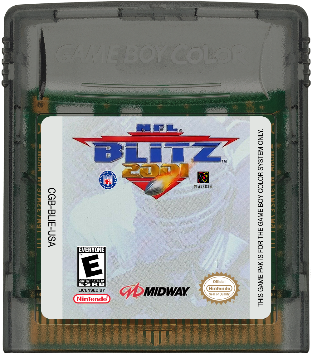 NFL Blitz 2001 Cartridge Label