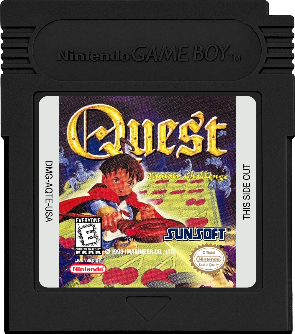 Quest - Fantasy Challenge Cartridge Label