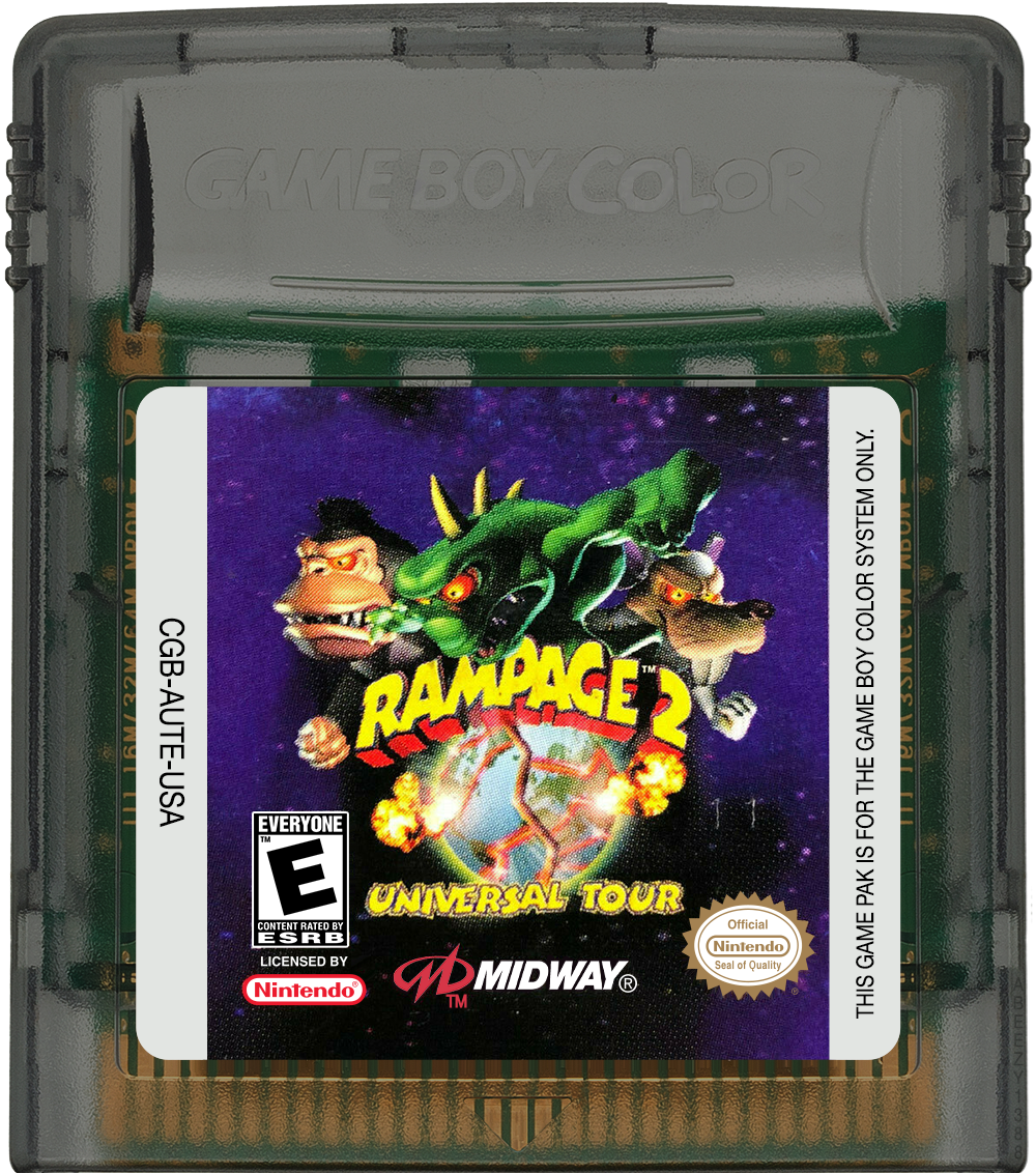 Rampage 2 - Universal Tour Cartridge Label