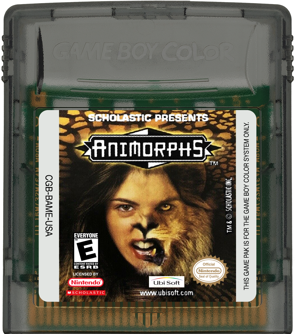 Animorphs Cartridge Label