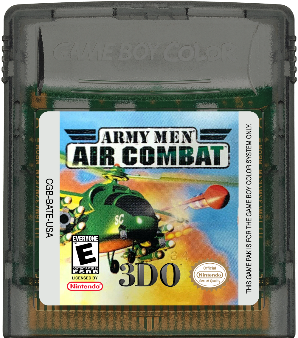 Army Men - Air Combat Cartridge Label