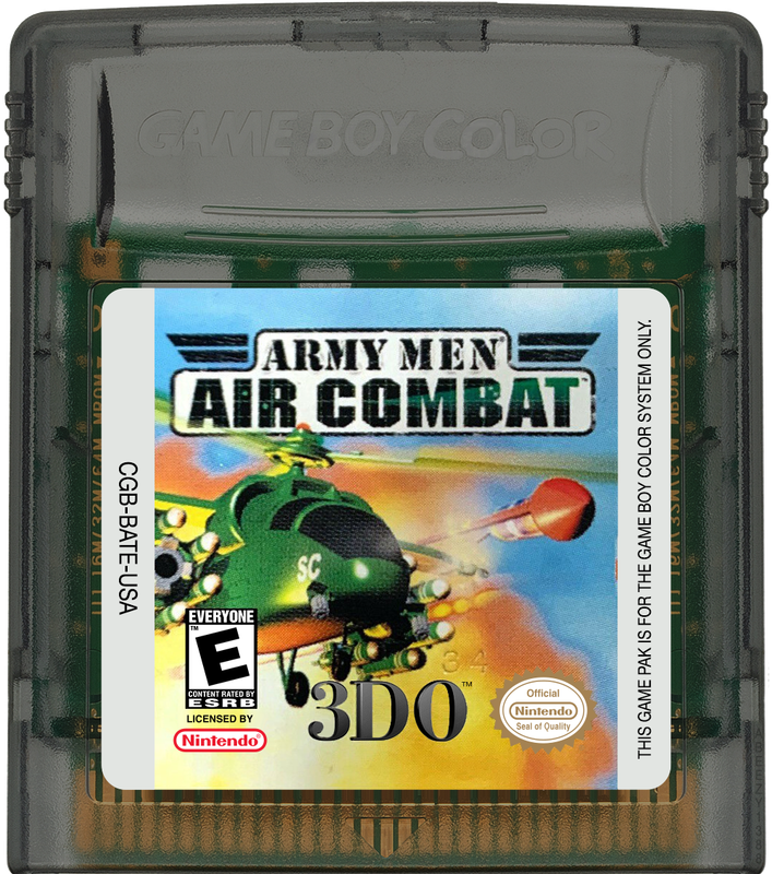 Army Men - Air Combat Cartridge Label