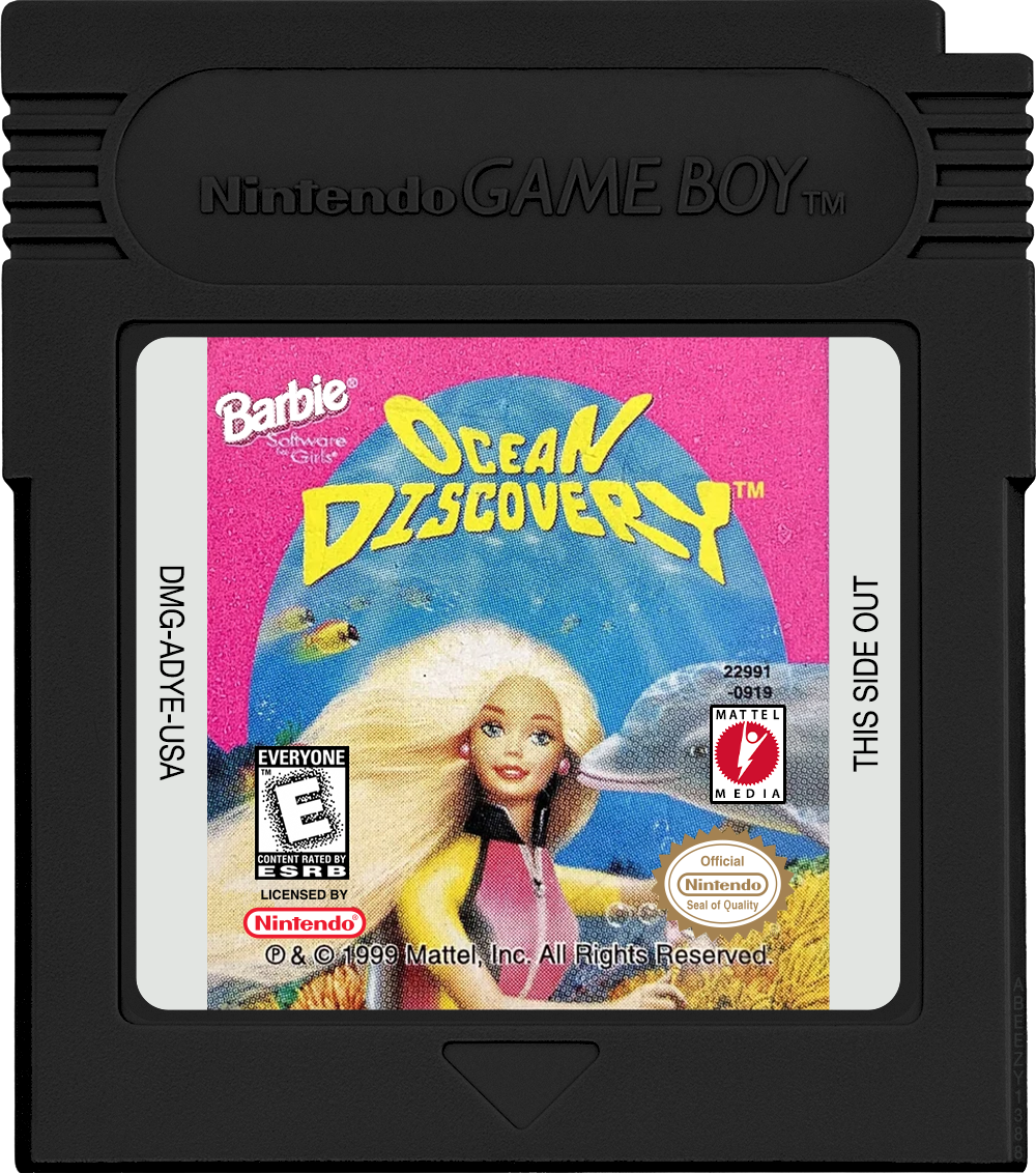 Barbie - Ocean Discovery Cartridge Label