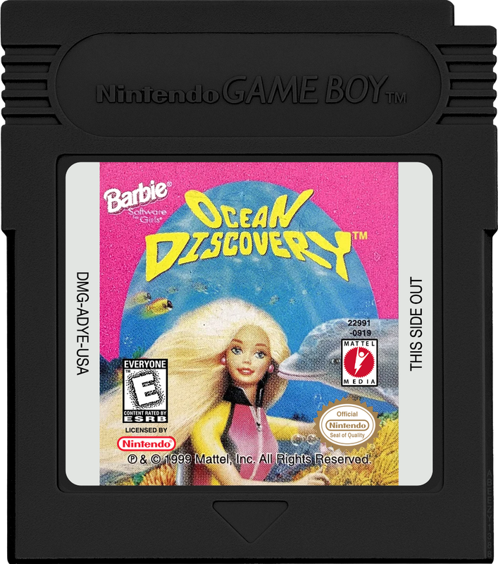 Barbie - Ocean Discovery Cartridge Label