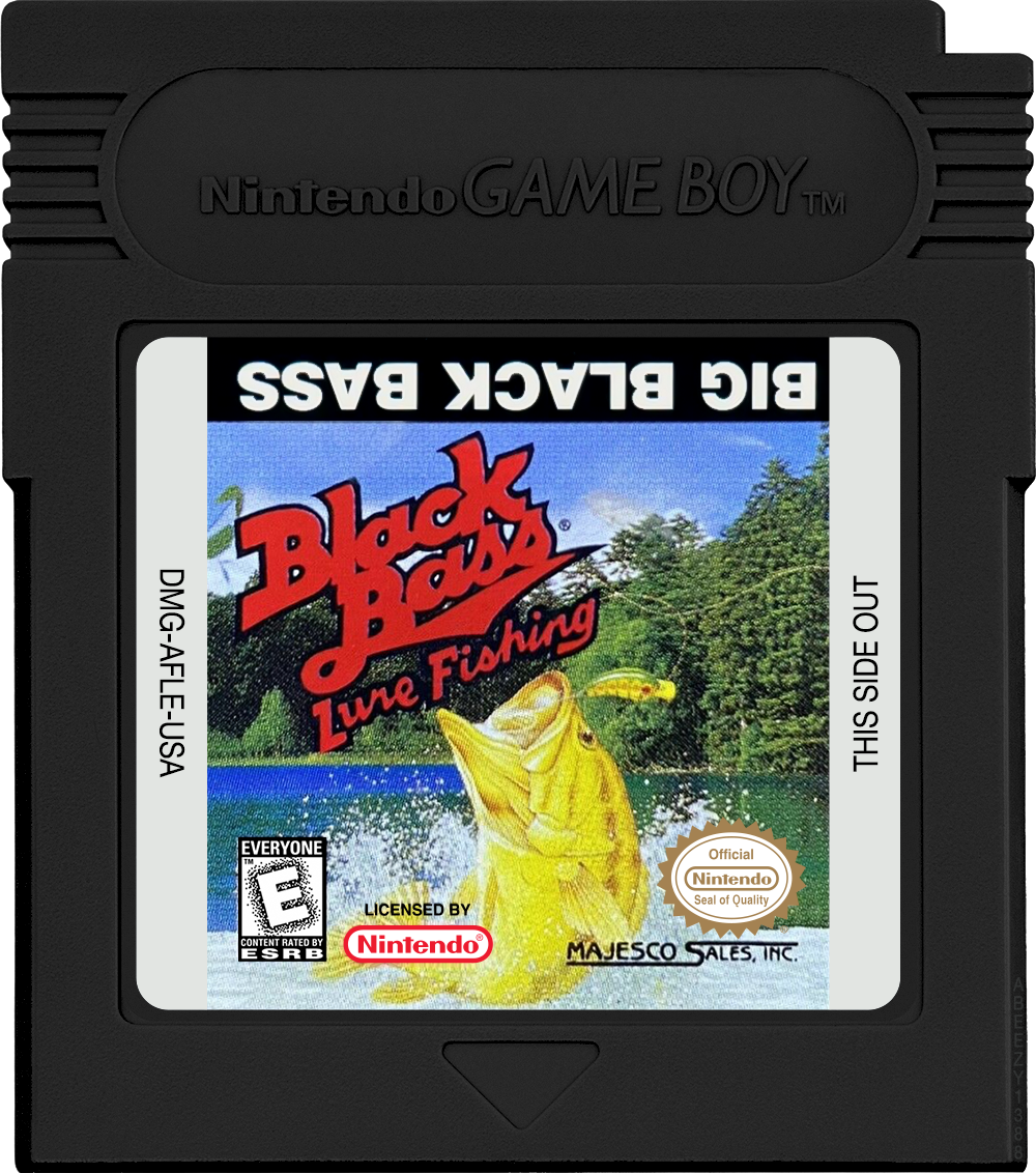 Black Bass - Lure Fishing Cartridge Label