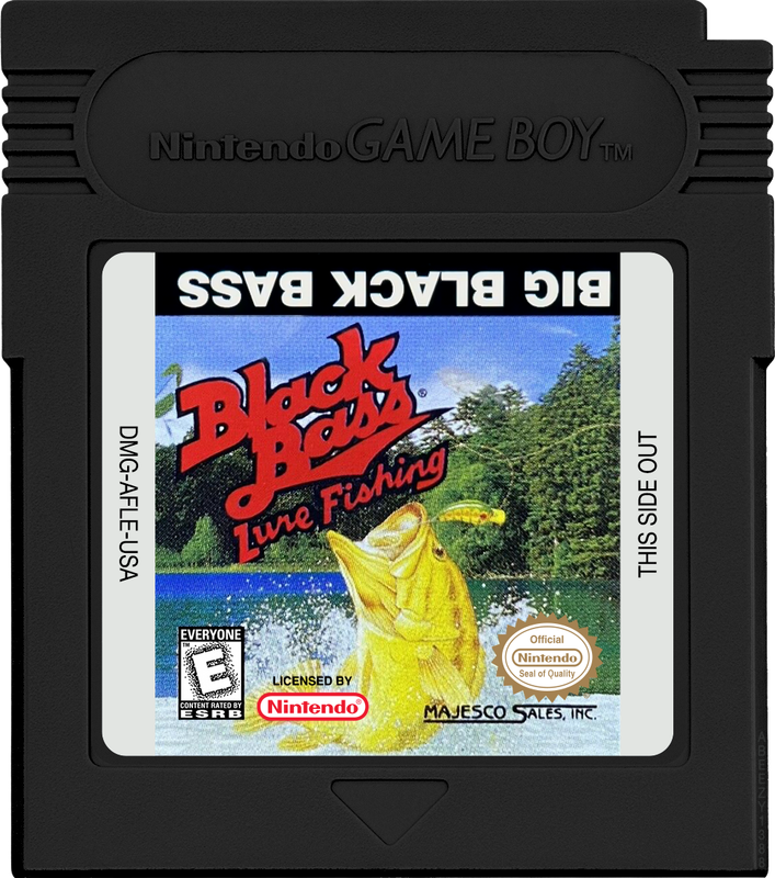 Black Bass - Lure Fishing Cartridge Label