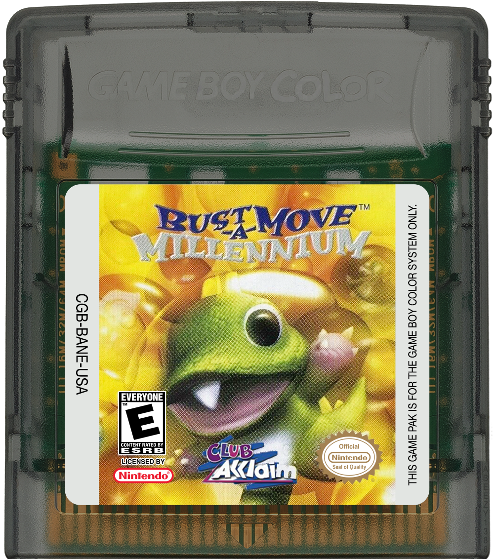 Bust-A-Move Millennium Cartridge Label