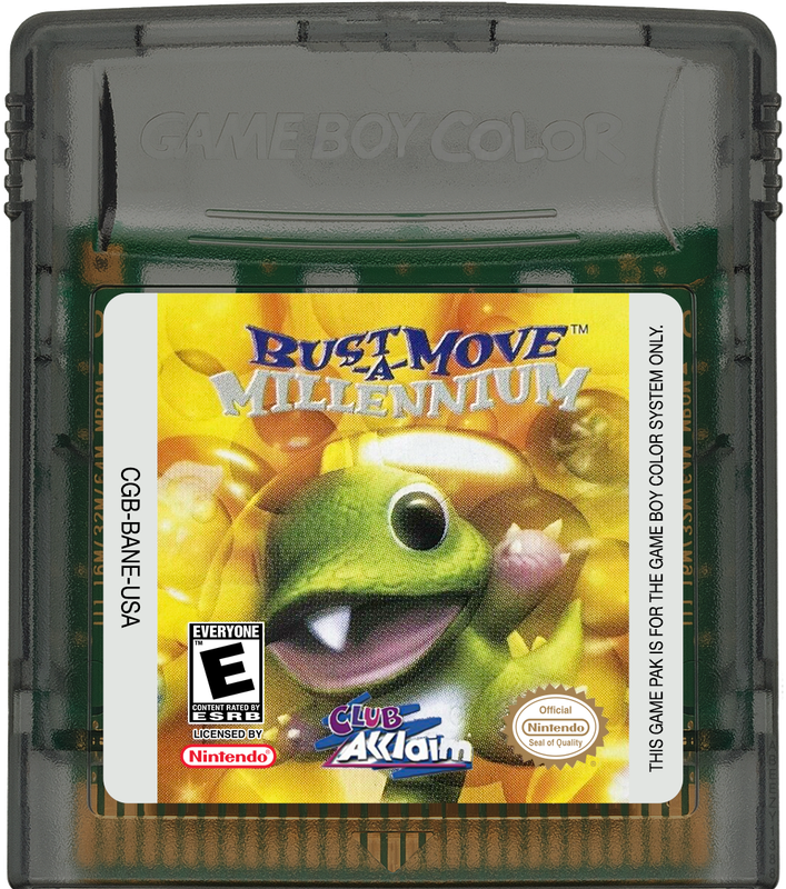 Bust-A-Move Millennium Cartridge Label