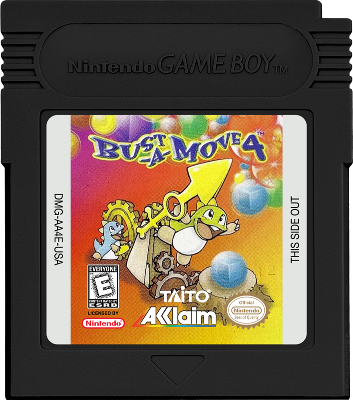 Bust-A-Move 4 Cartridge Label