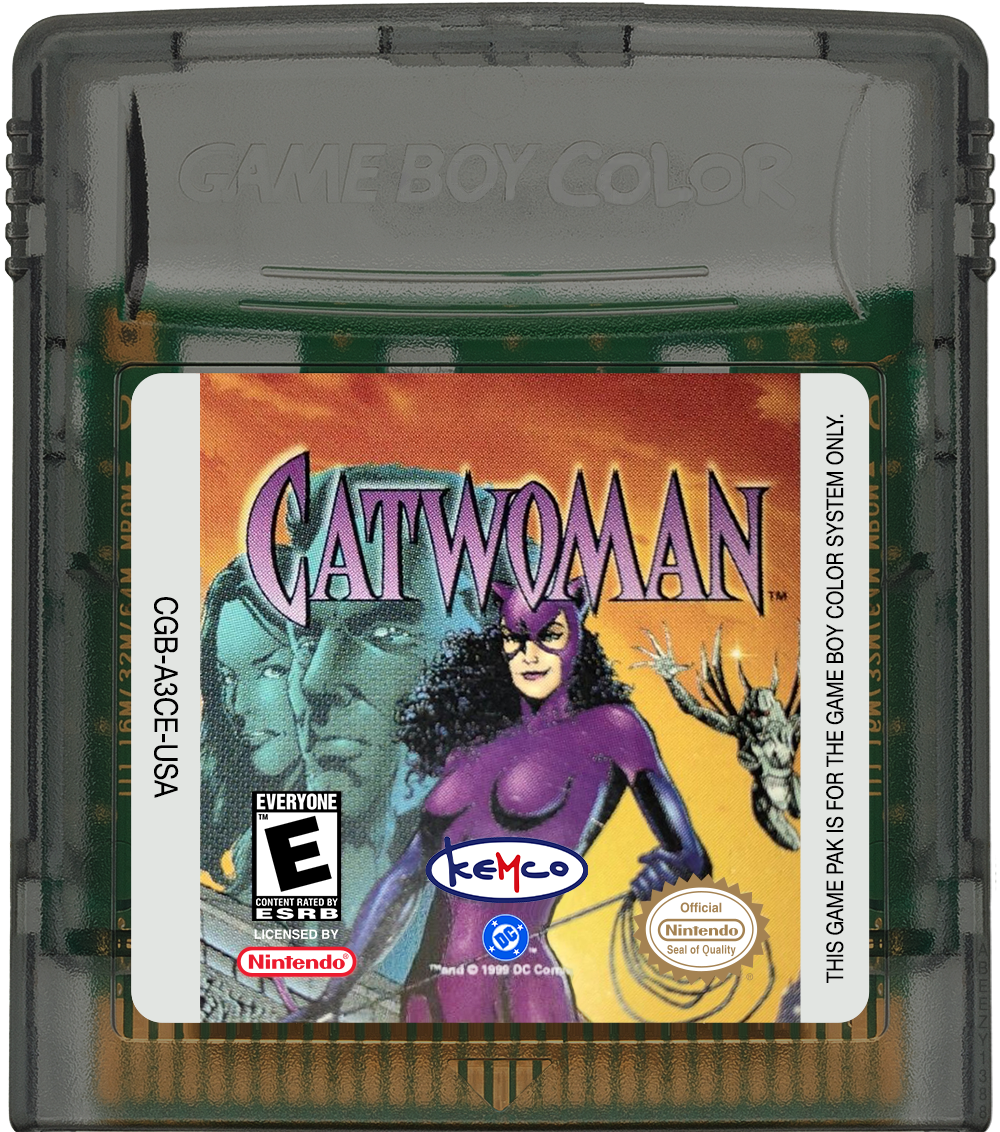 Catwoman Cartridge Label